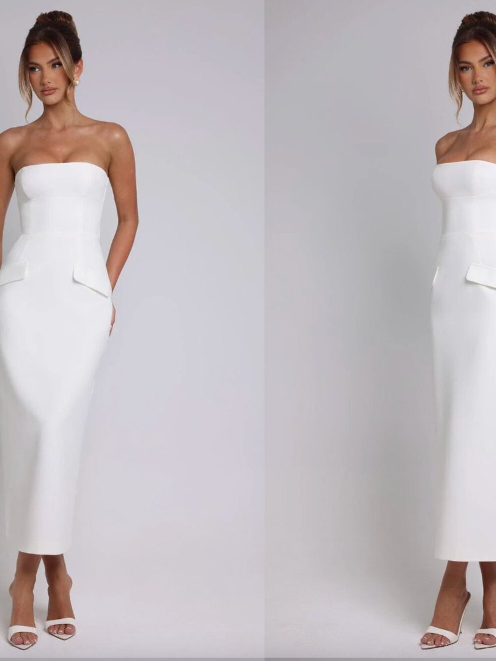 Babyboo Roxanne Midaxi Dress - Ivory - Picture 4 of 9